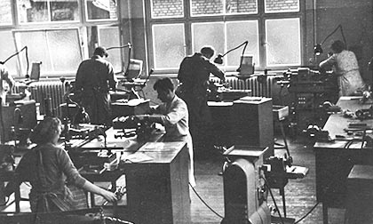 Firmenrundgang 1956